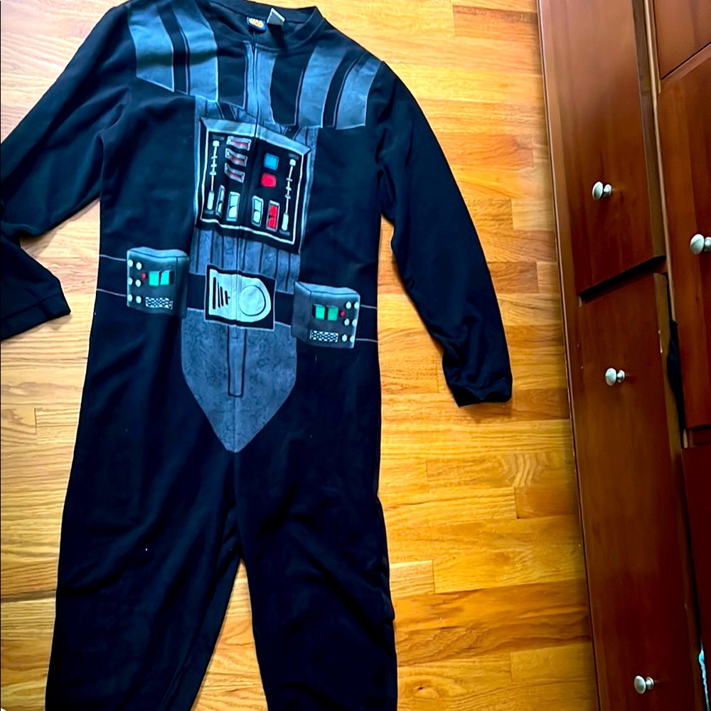 Star Wars Black Costume Jumpsuit with Velcro cape